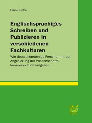 cover image of Englischsprachiges Schreiben und Publizieren in verschiedenen Fachkulturen